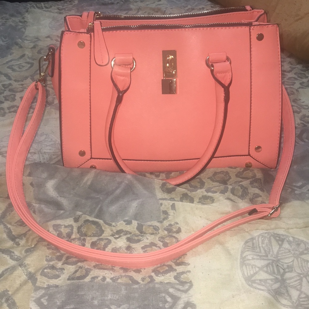 Orange Satchel Bag